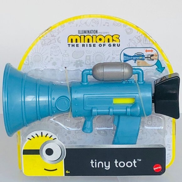 Mattel Minions Tiny Toot Small Fart Firing Blaster New Sealed - Picture 9 of 12